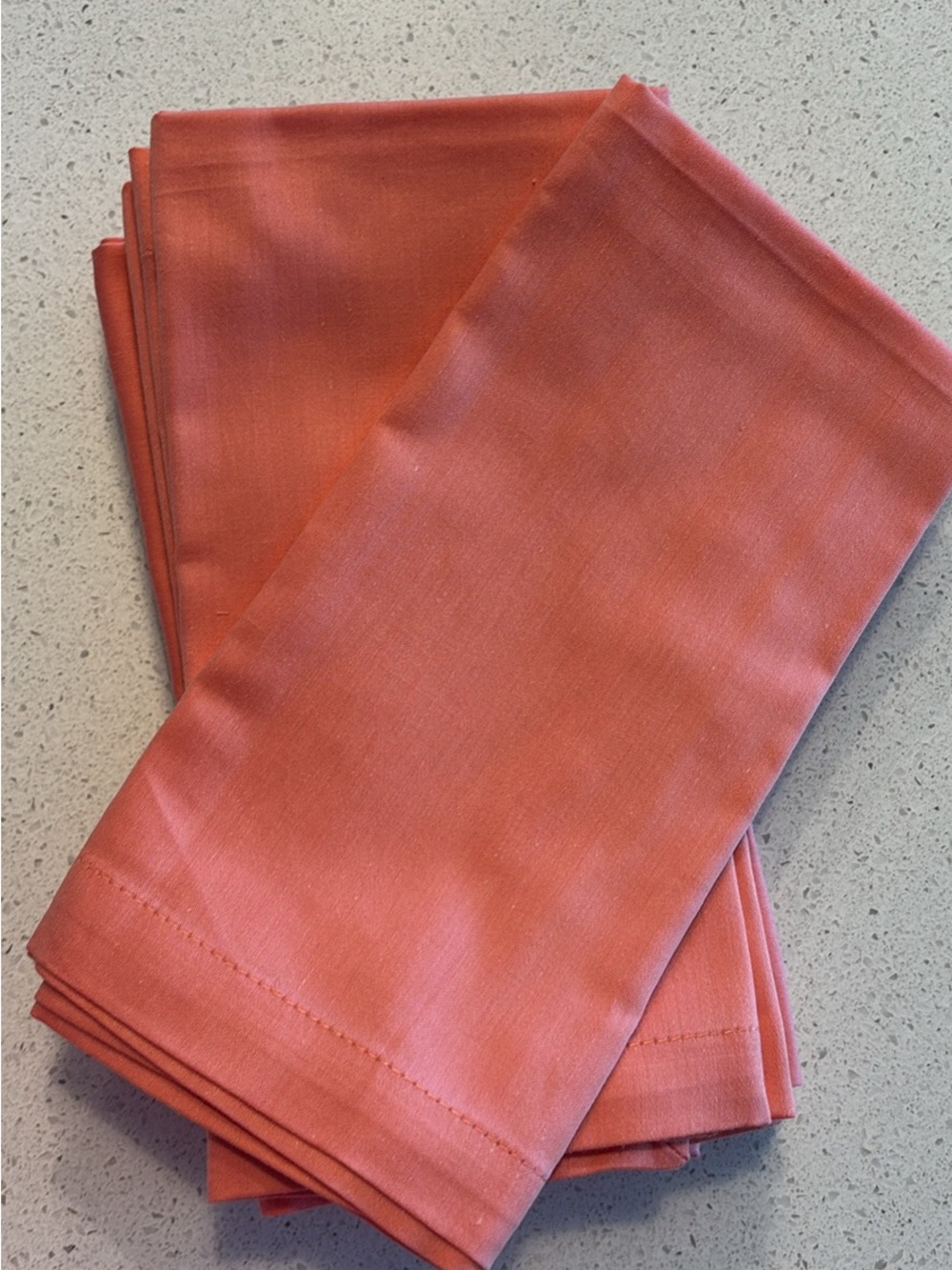 Cloth Napkins, Coral (Set of 10)